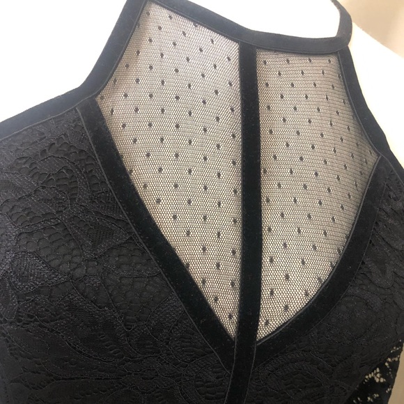 NWT Express black lace dress size 00 - Picture 6 of 14